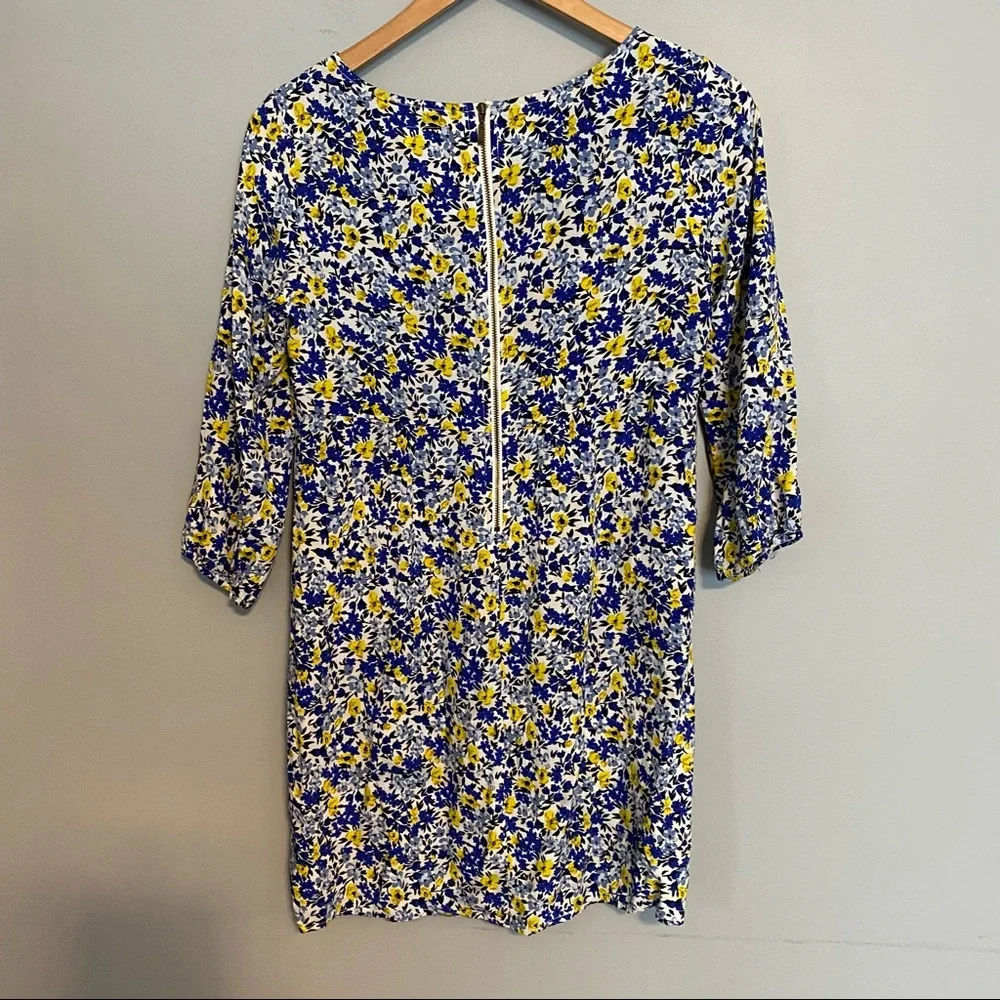 OLD NAVY floral long sleeve shift dress sz XS